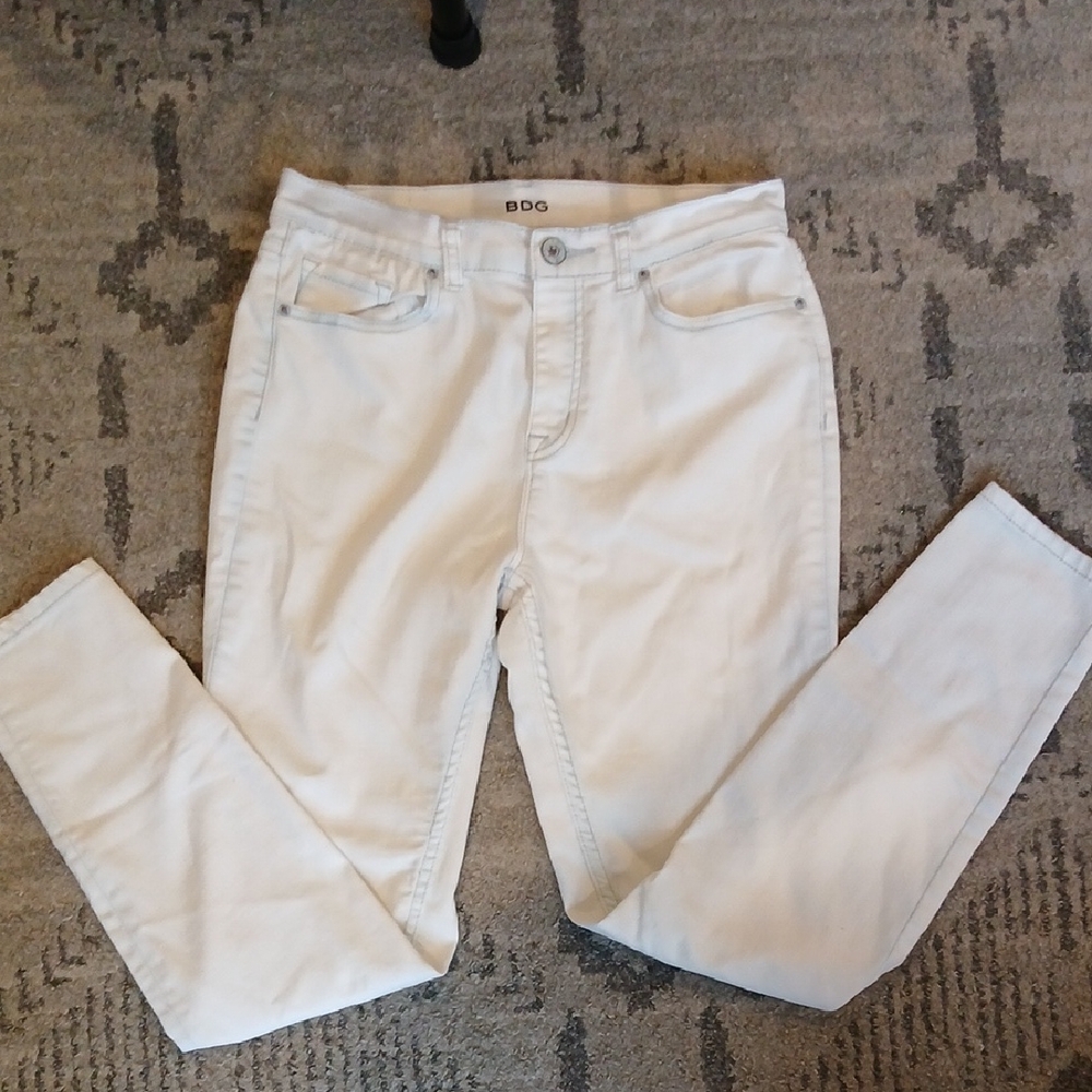 BDG White Cotton Blend Jeans | Women’s Size 29x29 | Soft Classic Fit